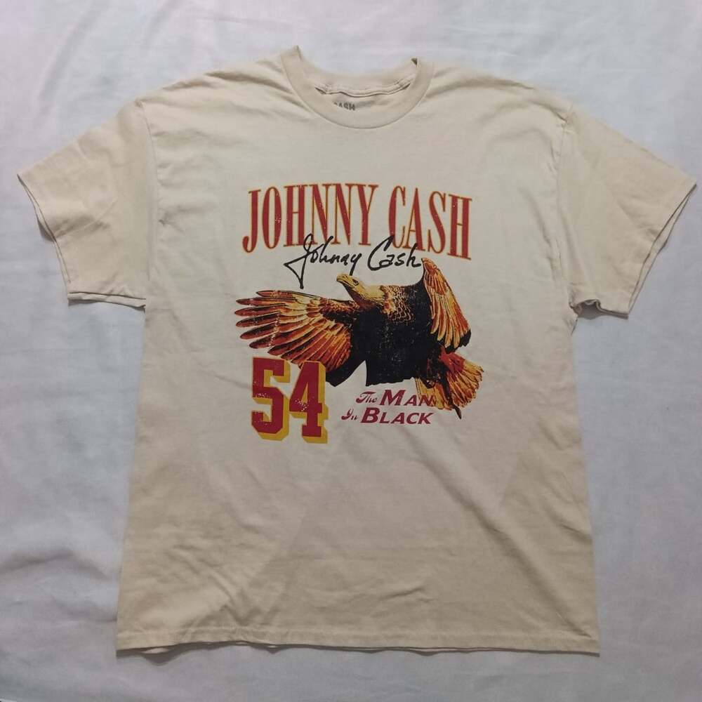Johnny Cash The Man In Black Graphic T-Shirt